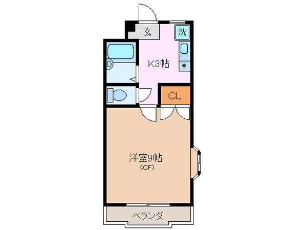 エスポワールマンションの物件間取画像